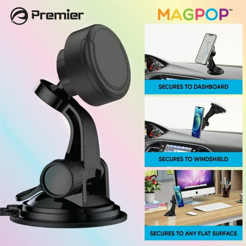 MAGPOP™ MAGNETIC & POP OUT GRIP WINDOW & DASH MOUNT